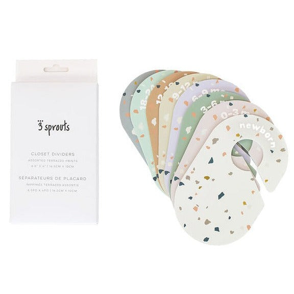 *closet dividers (newborn to 24 months) - terrazzo