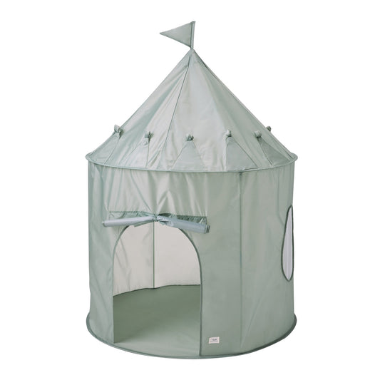 *recycled fabric play tent - green