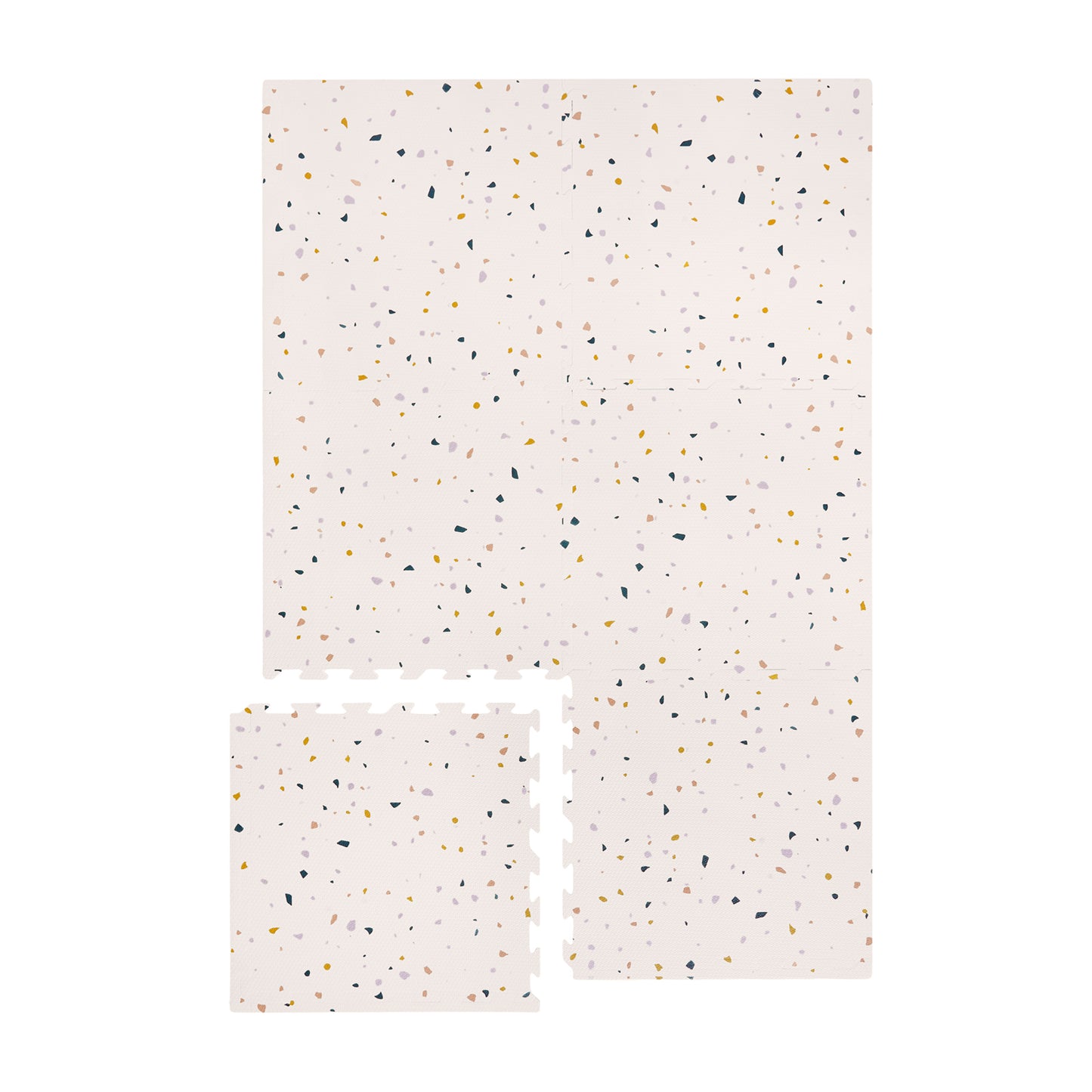 *EVA foam play mat - terrazzo palest pink