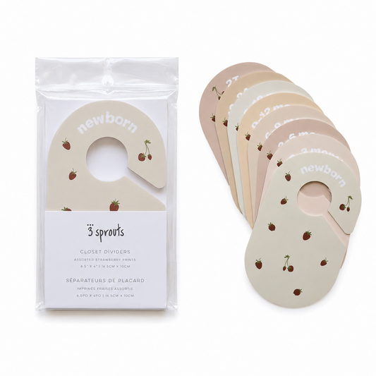 *closet dividers (newborn to 24 months) - strawberry