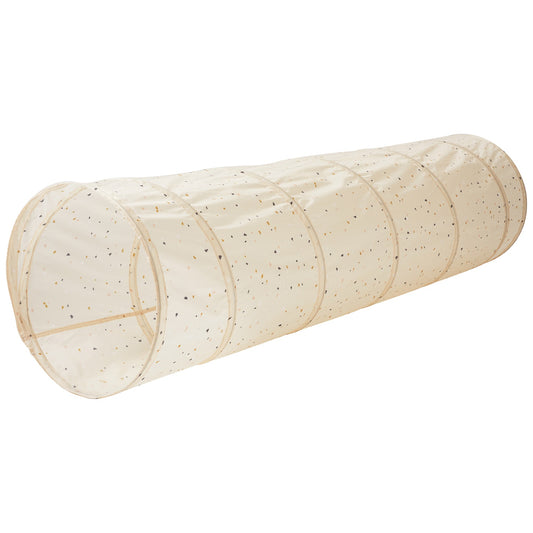 *recycled fabric play tunnel - terrazzo beige