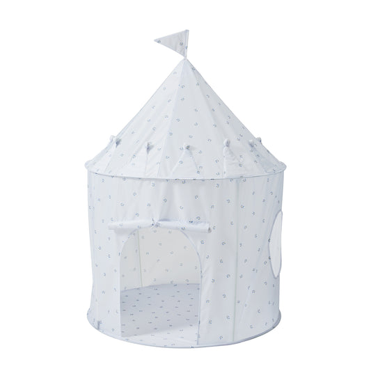 *recycled fabric play tent - blueberry mist