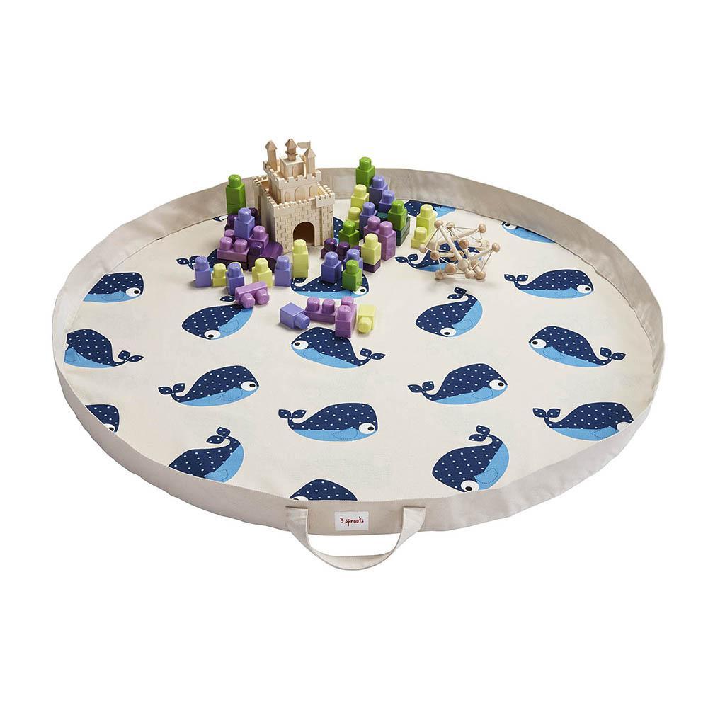 whale play mat bag - 3 Sprouts - 1