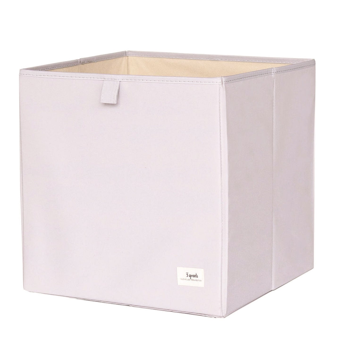 *recycled fabric storage box - light gray